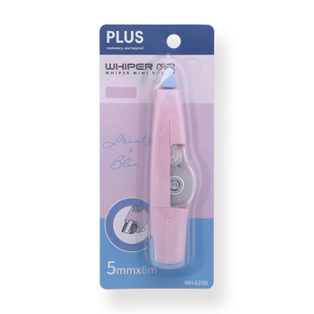 Plus Whiper MR Correction Tape WH-635BI - Misty Pink and Blue - Stationery Pal