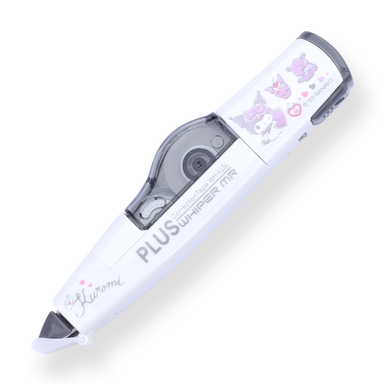 Plus Whiper MR Limited Edition Correction Tape - Kuromi - Gray - Stationery Pal