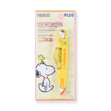 Plus Whiper MR Limited Edition Correction Tape - Snoopy -  Music Theme - Stationery Pal