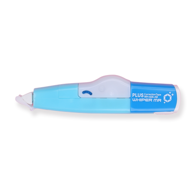 Plus Whiper Mr Correction Tape - Antibacterial Series - Blue - Stationery Pal