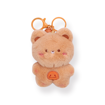 Plushy Animal Keychain - Bear - Stationery Pal