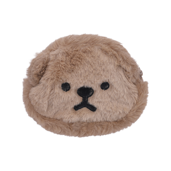 Plushy Bear Coin Purse - Coffee - Stationery Pal