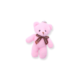 Plushy Teddy Bear Keychain - Pink - Stationery Pal