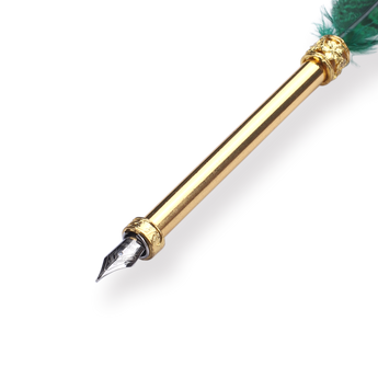 Quill Dip Pen - Green - Stationery Pal