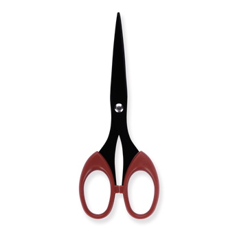 Red Stainless Steel Scissors - Stationery Pal