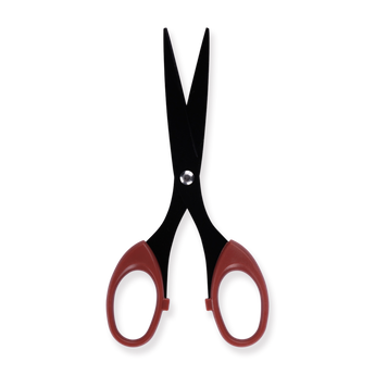 Red Stainless Steel Scissors - Stationery Pal