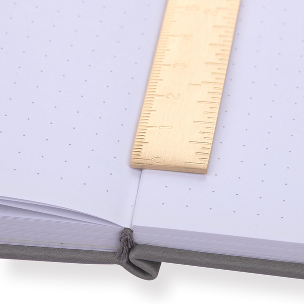 Retro Brass Ruler 15 cm – Stationery Pal