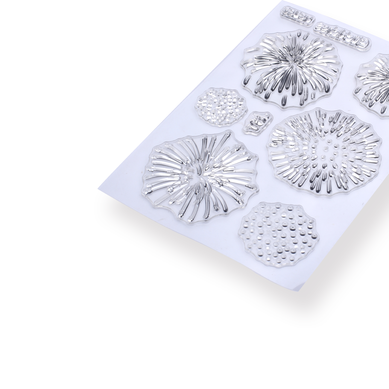 Retro Vintage Clear Silicone Stamp - Fireworks - Stationery Pal