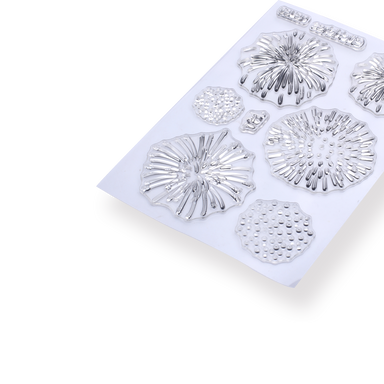 Retro Vintage Clear Silicone Stamp - Fireworks