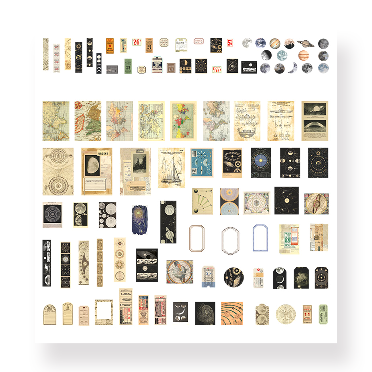 Retro Vintage Stickers Collection - Time Memory – Stationery Pal
