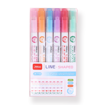 Roller Stamp Marker - Set of 6 - Stationery Pal