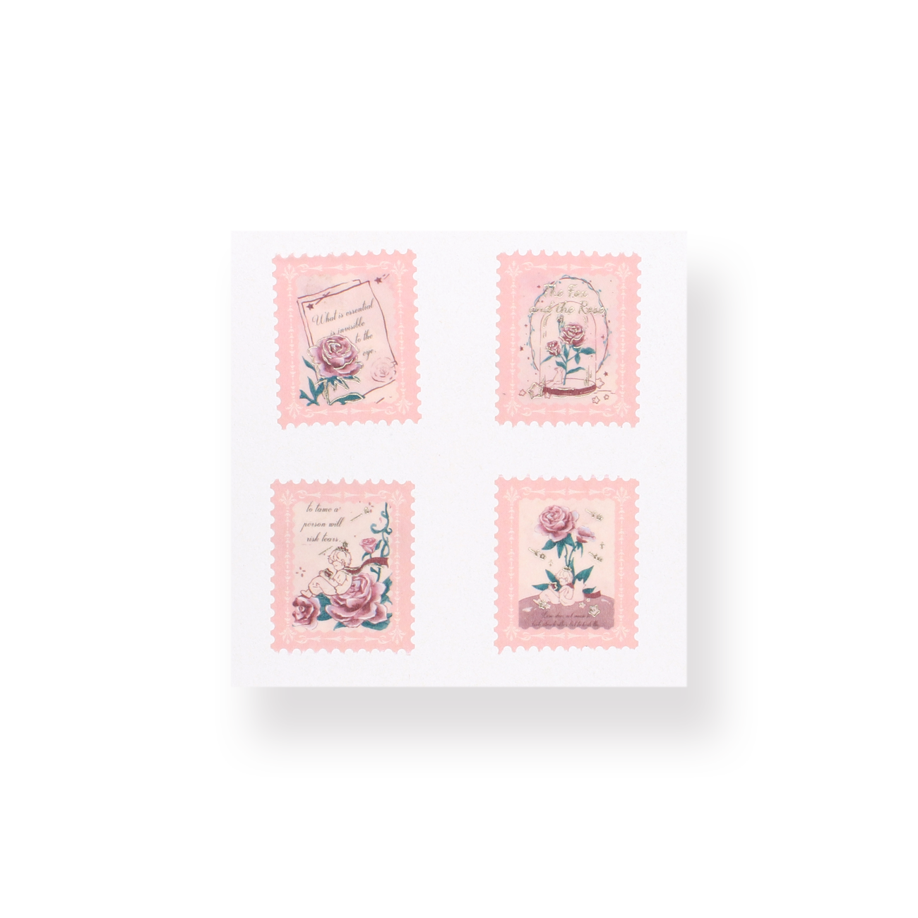 Rose Series Washi Tape - Pink Rose - Stationery Pal