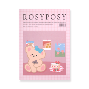 Rosy Posy Scrapbooking-Papierblock - Rosa