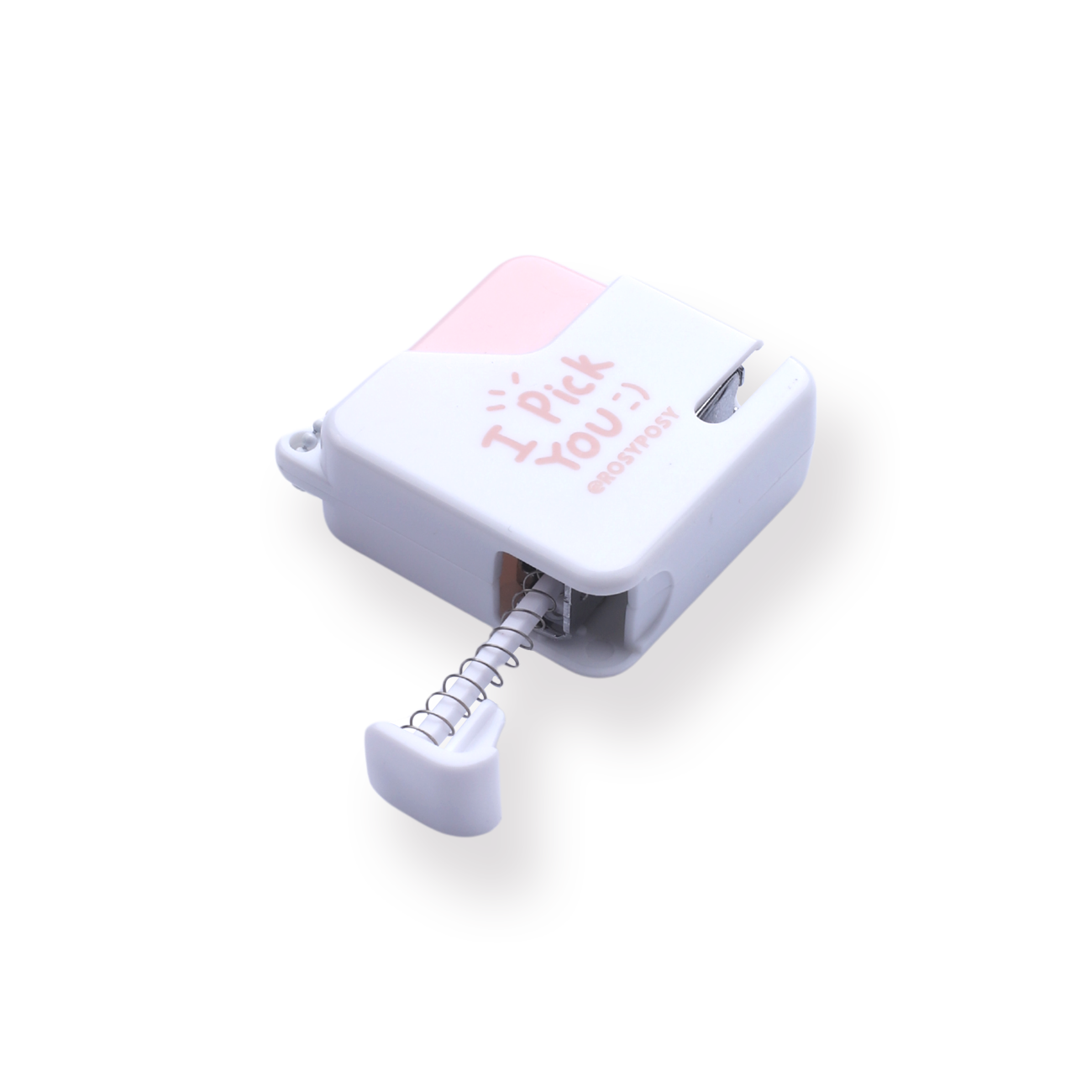 RosyPosy Sugar Cube Mini Stapler - Pink - Stationery Pal