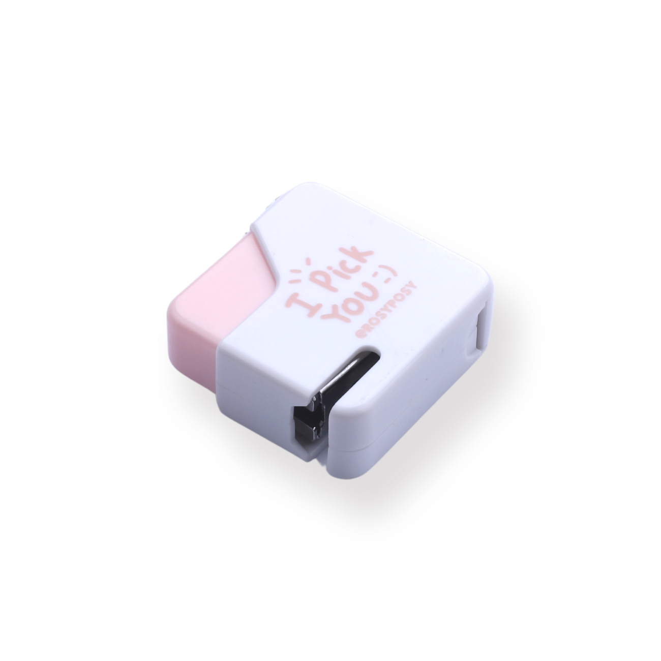 RosyPosy Sugar Cube Mini Stapler - Pink - Stationery Pal