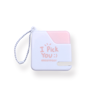 RosyPosy Sugar Cube Mini Stapler - Pink - Stationery Pal