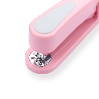 Rotatable Stapler - Pink - Stationery Pal