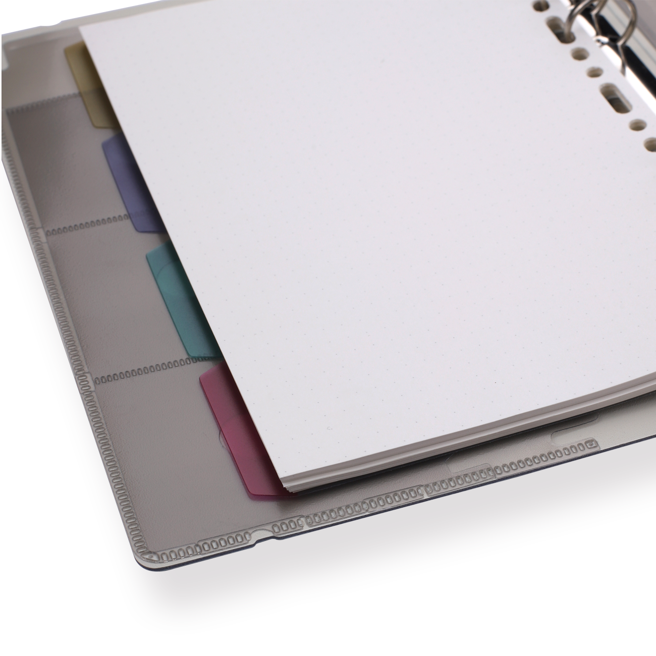 SWorld Loose-leaf Binder Notebook - A5 - 5mm Dot - Cream – Stationery Pal