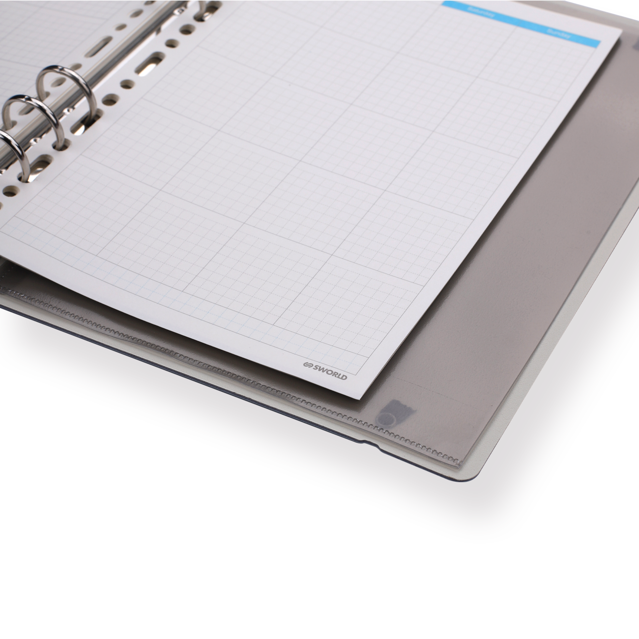 Notebook With Binder SWorld Loose-leaf Binder Notebook - A5 - 5mm Dot - Cream – Stationery Pal