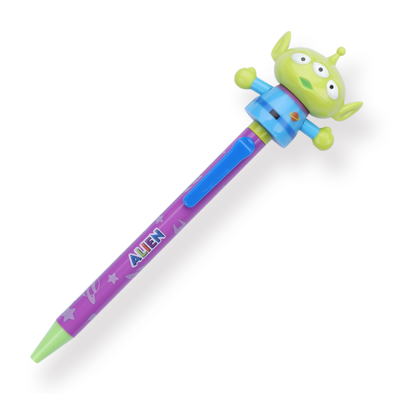 Sakamoto Arm Moving Disney Mascot Puppet Ballpoint Pen - 0.5 mm - Alien - Stationery Pal