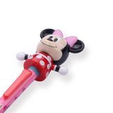 Sakamoto Arm Moving Disney Mascot Puppet Ballpoint Pen - 0.5 mm - Minnie Mouse - Stationery Pal