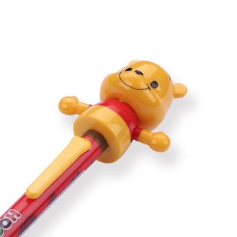 Sakamoto Arm Moving Disney Mascot Puppet Ballpoint Pen - 0.5 mm - Winnie the Pooh - Stationery Pal