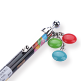 Sakamoto Funbox Mechanical Pencil with Charm - 0.5 mm - Marble Chocolate - Stationery Pal