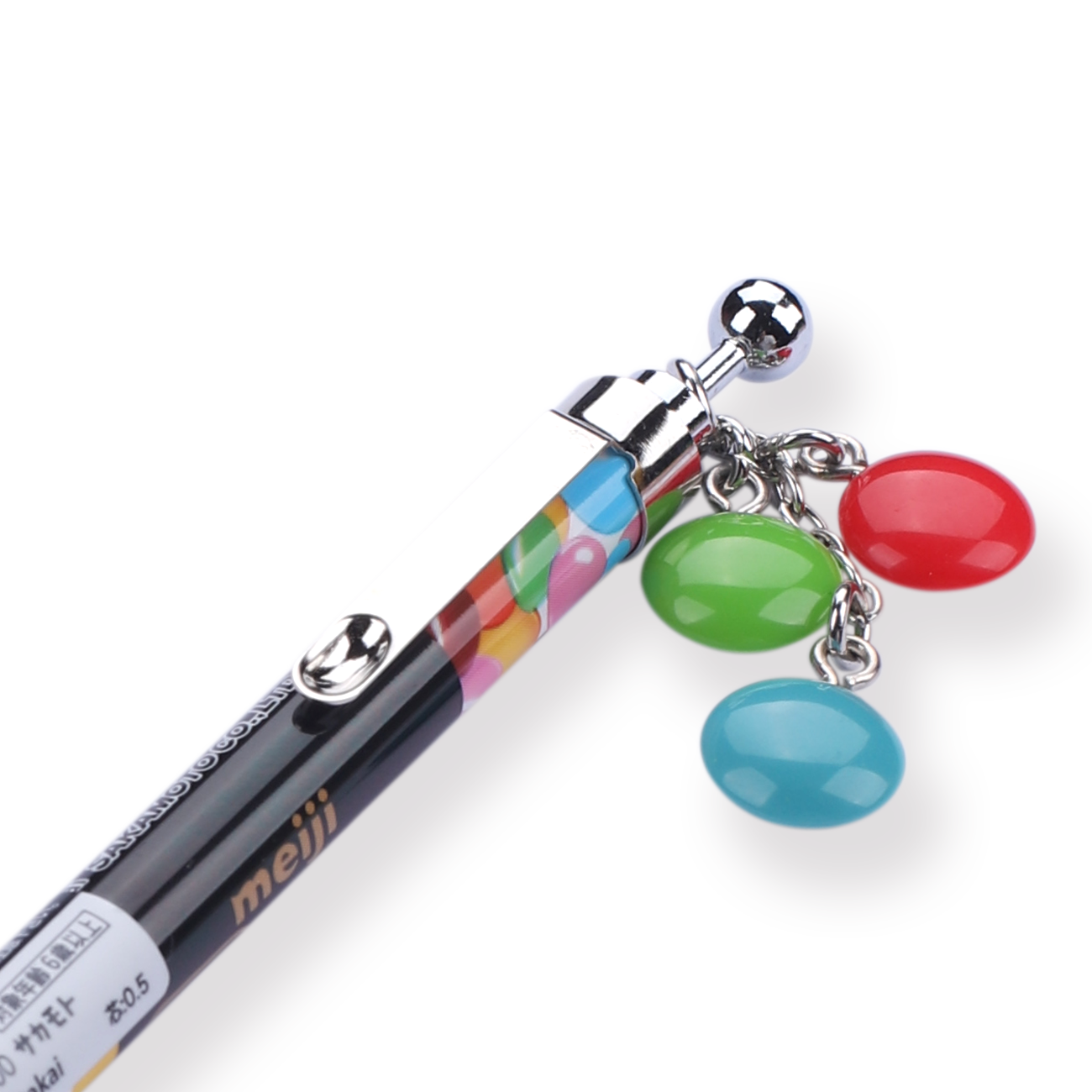 Sakamoto Funbox Mechanical Pencil with Charm - 0.5 mm - Marble Chocolate - Stationery Pal