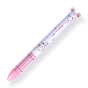 Sakamoto Funbox Mimi Chiikawa Ballpoint Pen - 0.5 mm - Chiikawa - Pink Grip - Stationery Pal