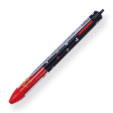 Sakamoto Funbox Mimi Disney Ballpoint Pen - 0.5 mm - Mickey Mouse - Black and Red Body - Stationery Pal