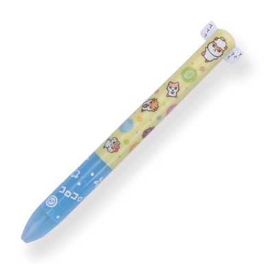 Sakamoto Funbox Mimi Sanrio Ballpoint Pen - 0.5 mm - Corocorokuririn - Blue Grip - Stationery Pal