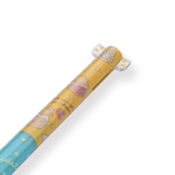 Sakamoto Funbox Mimi Sanrio Ballpoint Pen - 0.5 mm - Gudetama - Blue Grip - Stationery Pal