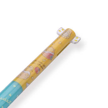 Sakamoto Funbox Mimi Sanrio Ballpoint Pen - 0.5 mm - Gudetama - Blue Grip - Stationery Pal