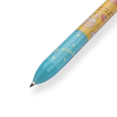 Sakamoto Funbox Mimi Sanrio Ballpoint Pen - 0.5 mm - Gudetama - Blue Grip - Stationery Pal