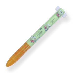 Sakamoto Funbox Mimi Sanrio Ballpoint Pen - 0.5 mm - Keroppi - Orange Grip - Stationery Pal