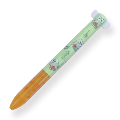 Sakamoto Funbox Mimi Sanrio Ballpoint Pen - 0.5 mm - Keroppi - Orange Grip - Stationery Pal
