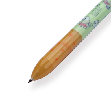 Sakamoto Funbox Mimi Sanrio Ballpoint Pen - 0.5 mm - Keroppi - Orange Grip - Stationery Pal