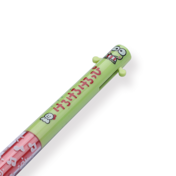 Sakamoto Funbox Mimi Sanrio Ballpoint Pen - 0.5 mm - Keroppi - Red Grip - Stationery Pal