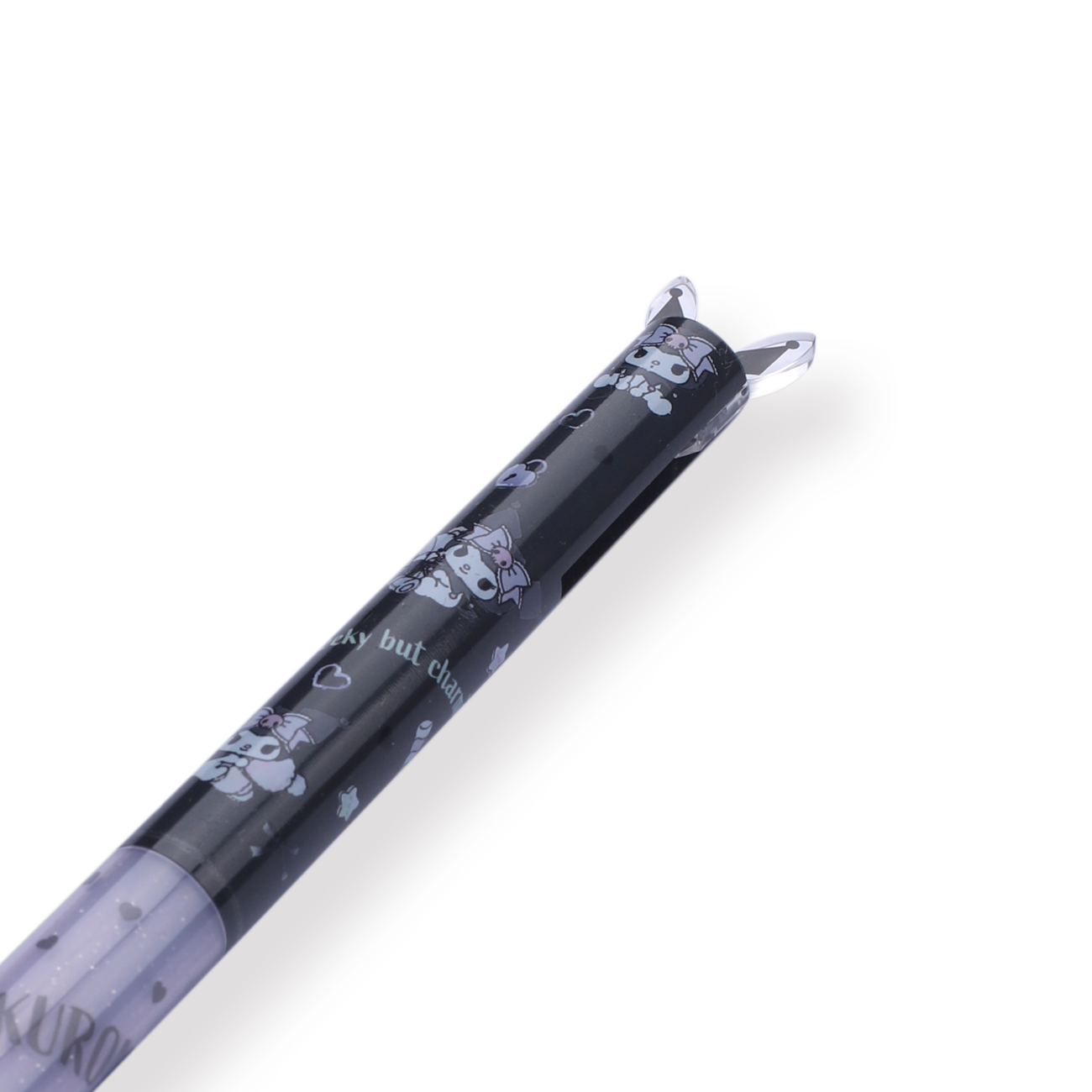 Sakamoto Funbox Mimi Sanrio Ballpoint Pen - 0.5 mm - Kuromi - Purple Grip - Stationery Pal