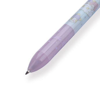 Sakamoto Funbox Mimi Sanrio Ballpoint Pen - 0.5 mm - Little Twin Stars - Pink Grip - Stationery Pal