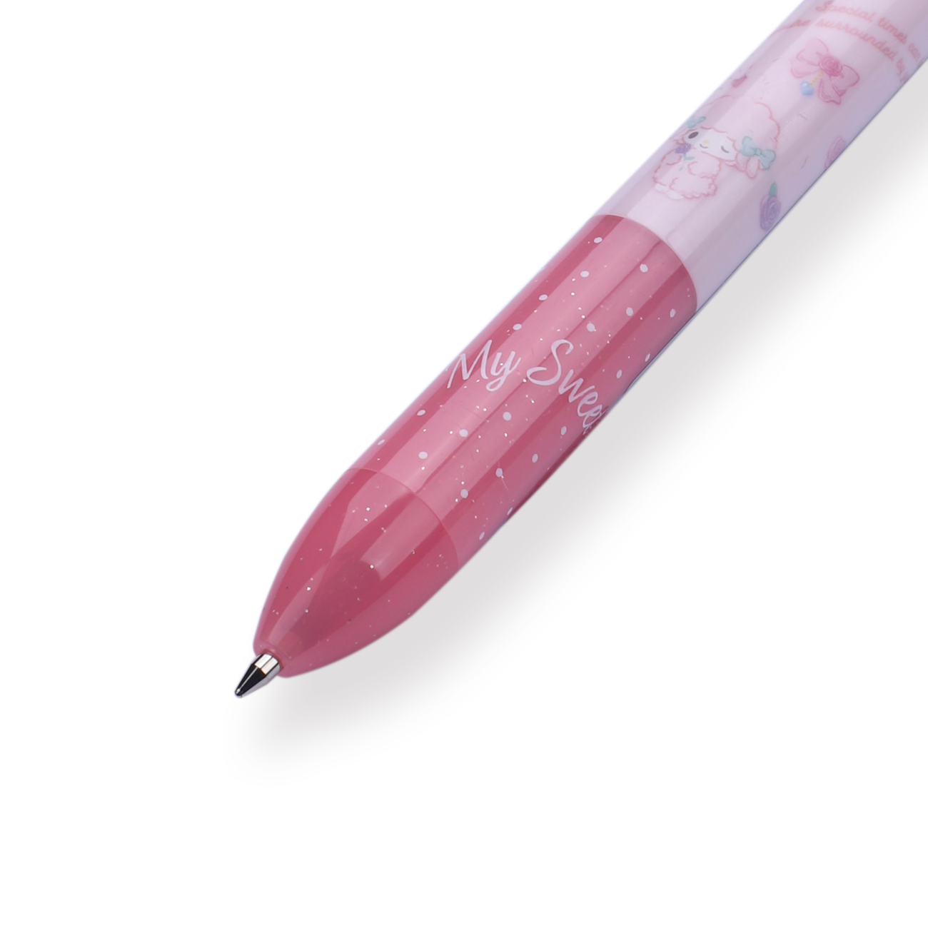Sakamoto Funbox Mimi Sanrio Ballpoint Pen - 0.5 mm - My Sweet Piano - Pink Grip - Stationery Pal
