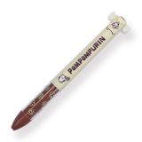 Sakamoto Funbox Mimi Sanrio Ballpoint Pen - 0.5 mm - Pompompurin - Brown Grip - Stationery Pal