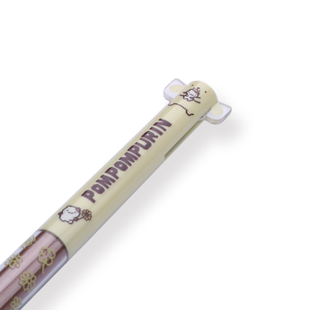 Sakamoto Funbox Mimi Sanrio Ballpoint Pen - 0.5 mm - Pompompurin - Brown Grip - Stationery Pal