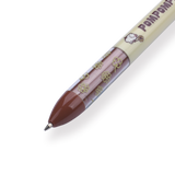 Sakamoto Funbox Mimi Sanrio Ballpoint Pen - 0.5 mm - Pompompurin - Brown Grip - Stationery Pal