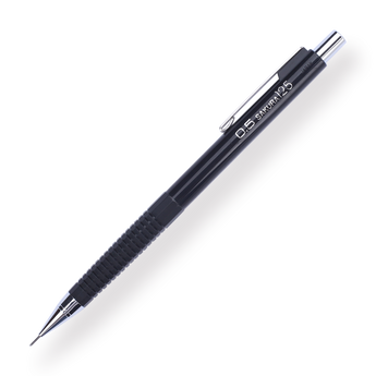 Sakura Cushioning Point Mechanical Pencil - 0.5 mm - Black - Stationery Pal