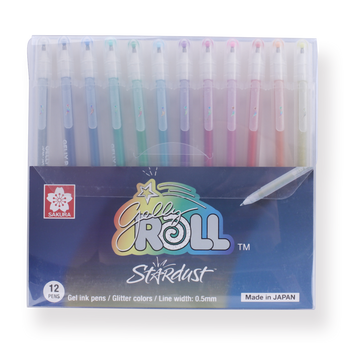 Sakura Gelly Roll Stardust Gel Pen - 12 Color Set - Stationery Pal