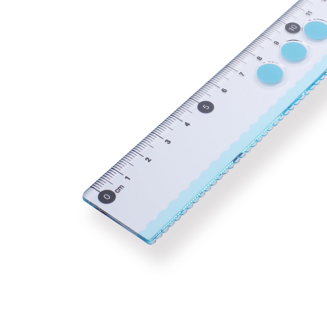 Sakura Line Ruler - 18 cm - Blue - Stationery Pal