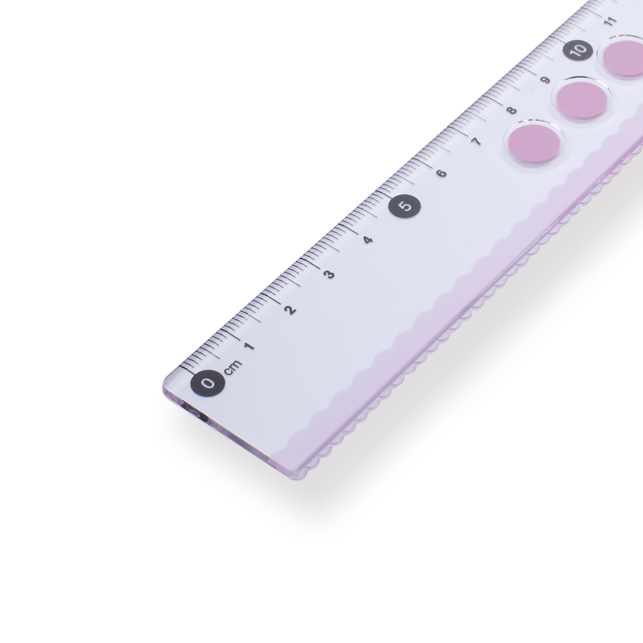 Sakura Line Ruler - 18 cm - Purple — Stationery Pal