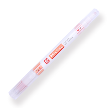 Sakura Mixline Highlighter - Coral Red - Stationery Pal