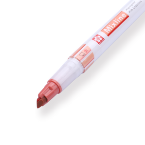 Sakura Mixline Highlighter - Coral Red - Stationery Pal